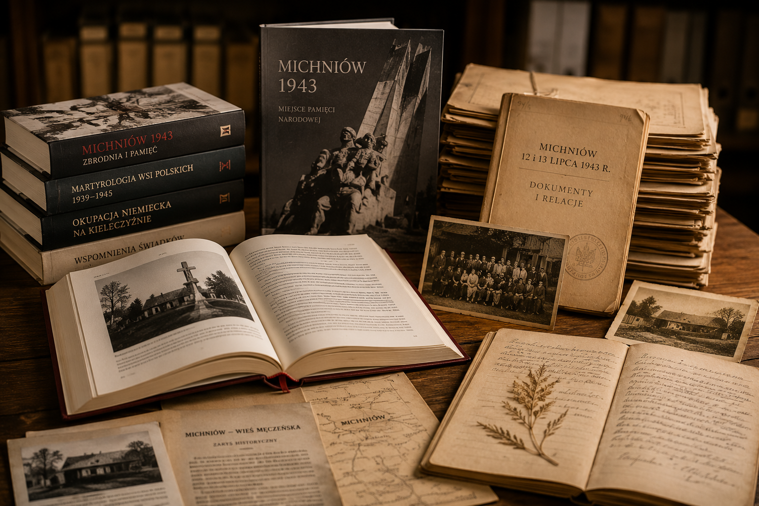 Publikacje, archiwalia i zbiory Mauzoleum